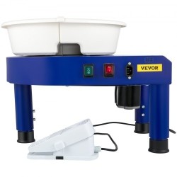 Savenvalantapyörä sähköinen 35 cm alumiinipyöröpöytä irrotettava allas jalkapoljin