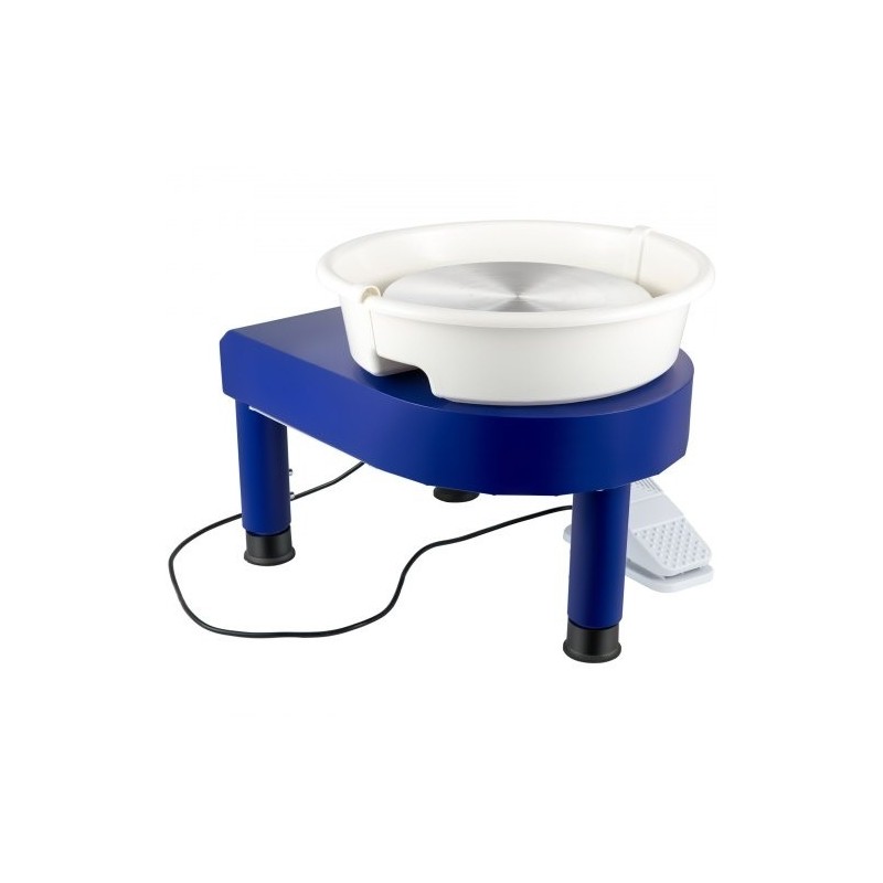 Savenvalantapyörä sähköinen 35 cm alumiinipyöröpöytä irrotettava allas jalkapoljin