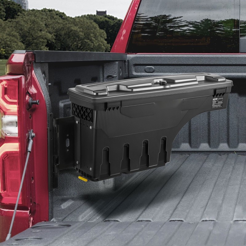 Pyöräkotelon lavasäilytyslaatikko ABS-muovi ja hiiliteräs 25 L lukittava kuljettajan puoli