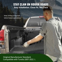 Säilytyslaatikko ABS-muovi 20 l vesitiivis lukittava kuljettajan puolelle Tundra 2007–2021