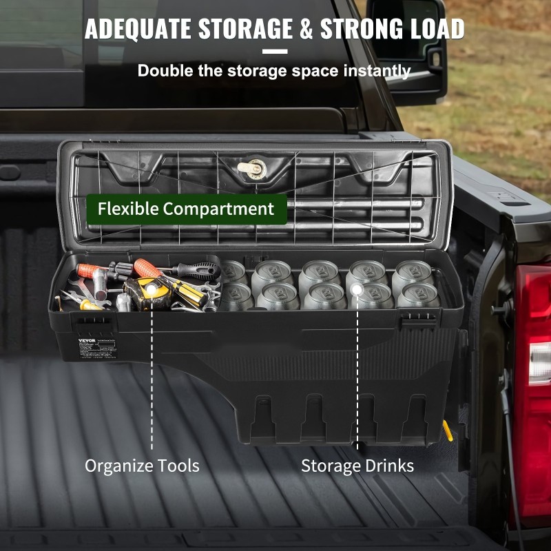 Lavan työkalulaatikko ABS 25 l musta Silverado 1500 2019–2020 vasen ja oikea