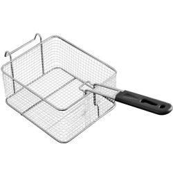 Kaksialtainen sähköinen rasvakeitin ruostumattomasta teräksestä 12 l 5000W ammattikäyttöön