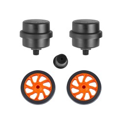 Ilmakompressori öljytön 35,2 litran säiliö 1800 wattia käyntiääni 70 desibeliä pyörillä