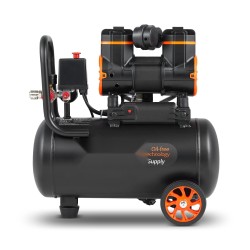 Ilmakompressori öljytön 18,2 l 900 W työpaine 6-8 bar melutaso 70 dB