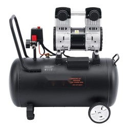 Vaakasuuntainen öljytön ilmakompressori teräs 60 l säiliö 2 hv 125 psi