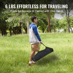 Kokoontaitettava retkipöytä alumiinipöytätaso teräsputkirunko 705x700 mm ulkokäyttöön