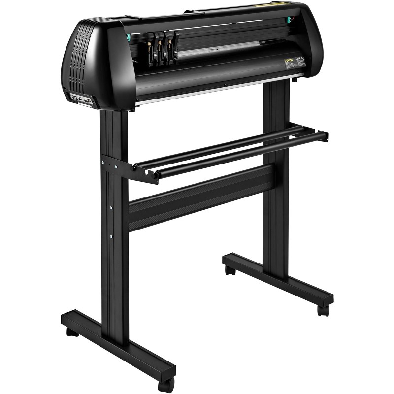 Vinyylileikkuri 34 tuumaa 870 mm alumiiniseos langaton USB COM liitännät 3 puristusrullaa