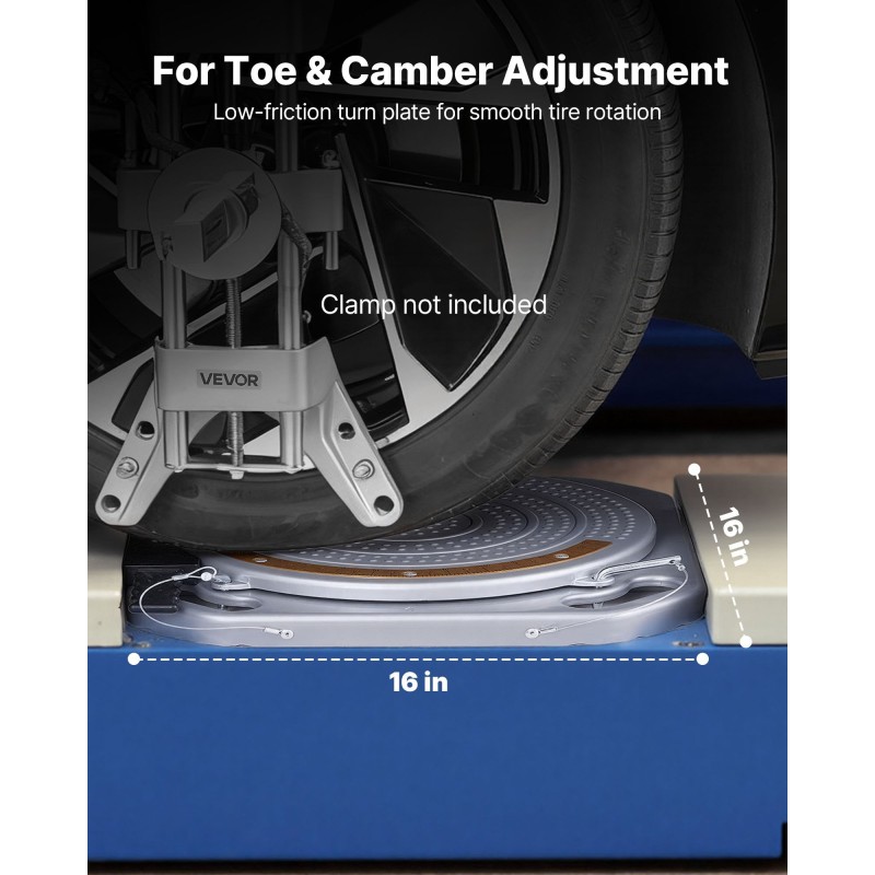 Pyöränsuuntauslevyt hiiliteräs 400x400x50 mm 2 kpl 2 t kantavuus