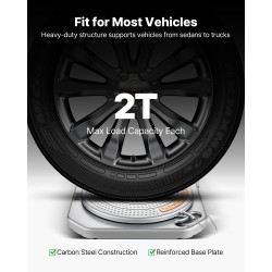 Pyöränsuuntauslevyt hiiliteräs 400x400x50 mm 2 kpl 2 t kantavuus