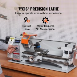 Metallisorvi valurunkoinen 800-wattinen moottori 150–2500 kierrosta minuutissa 100 millimetriä kolmileukainen pakka