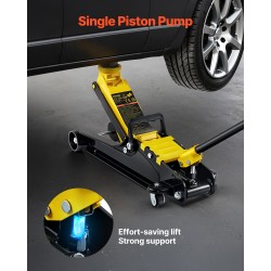 Hallitunkki teräs 2,5 tonnia matalaprofiilinen hydraulinen yksipumppu nostokorkeus 85–380 mm