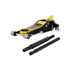 Hydraulinen matalaprofiilinen hallitunkki 3 tonnia alumiini ja teräs kaksoispumpulla 90–500 mm