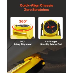 Matalaprofiilinen terästunkki kolmen tonnin kapasiteetti henkilö- ja pakettiautoihin 130–500 millimetriä