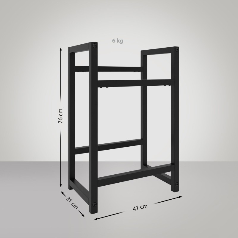 Tyylikäs juomalaatikoiden säilytysteline eri kokoja ja värejä
