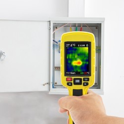 Kädessä pidettävä lämpökamera 60x60 3600 pikselin 2,8 tuuman värinäyttö 0,15 asteen lämpöherkkyys