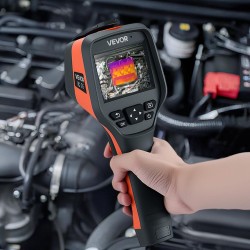 Kädessä pidettävä lämpökamera 256x192 infrapunatarkkuus 2 megapikselin näkyvä kamera 3,5 tuuman kosketusnäyttö