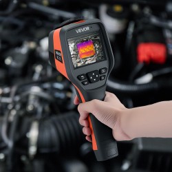 Käsikäyttöinen lämpökamera 384x288 infrapunaresoluutio 5 megapikselin kamera 3,5 tuuman kosketusnäyttö