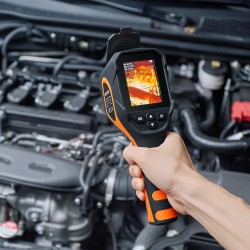 Lämpökamera infrapunaresoluutio 160×120 TISR 320×240 2MP näkyväkamera 25Hz -20–550°C