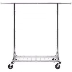 Vaateripustin hiiliteräs pyörillä säädettävä leveys ja korkeus alahylly