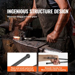 Takopihdit V-uraiset hiiliteräs 461 mm pitkä kahva naulamaisille kappaleille