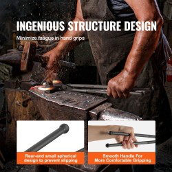 Takomapihdit 3-osainen 45,7 cm hiiliteräs kolme leuatyyppiä