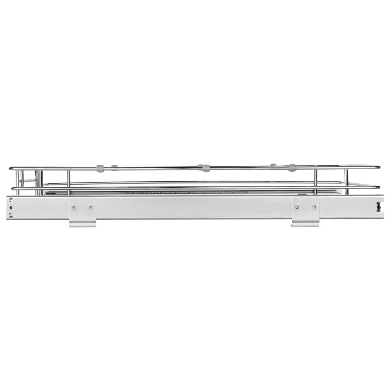 Ulosvedettävä kaappikori kromipinnoitettu teräs 43x53 cm 13 kg keittiöön