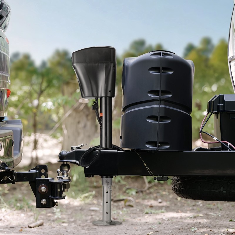 Sähköinen perävaunutunkki hiiliteräs 2267 kg kantavuus 255–860 mm nostoalue