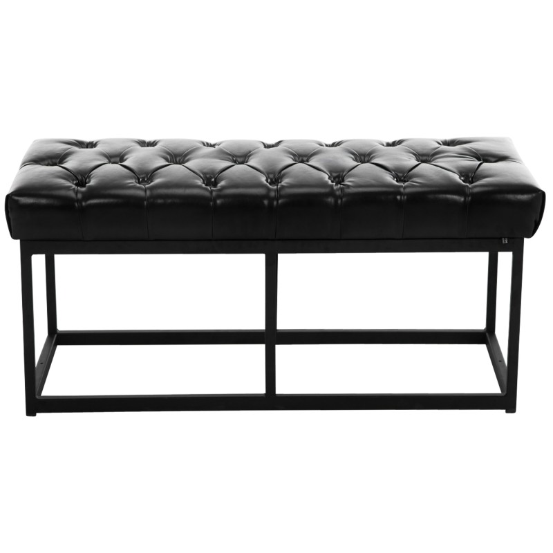 Amun-penkki keinonahalla, moderni ja tukeva istuinpenkki