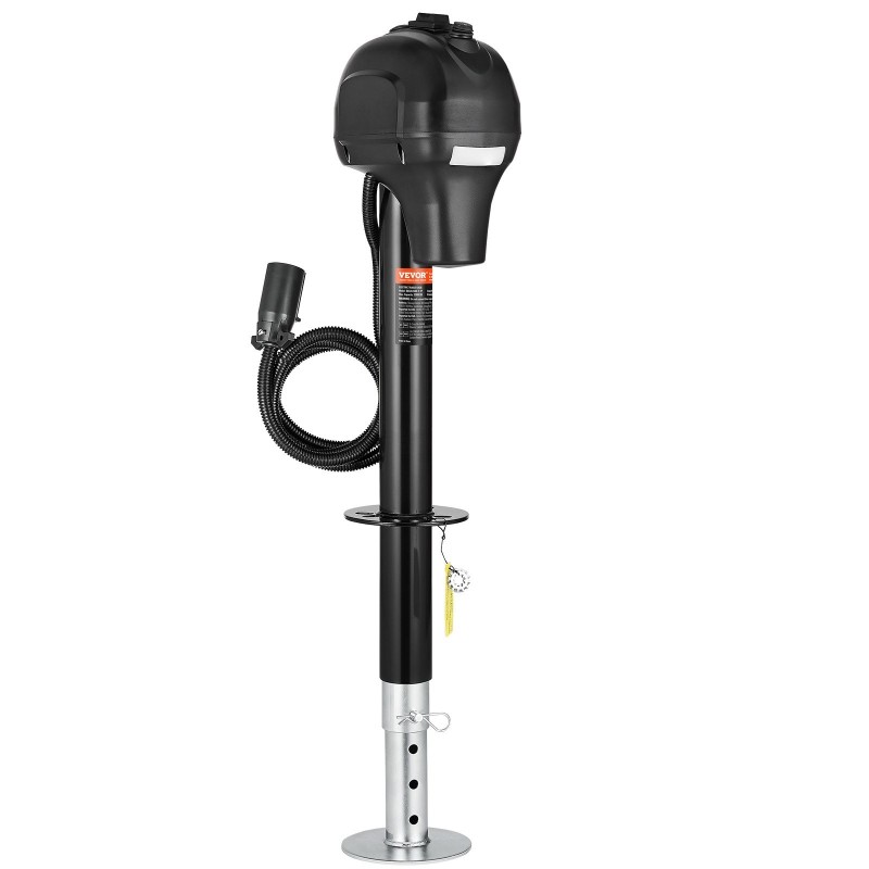 Sähköinen perävaunutunkki hiiliteräs 1588 kg 12 V 240–815 mm 7 napainen liitin