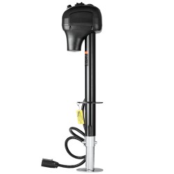 Sähköinen perävaunutunkki hiiliteräs 1588 kg 12 V 240–815 mm 7 napainen liitin