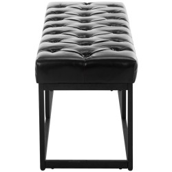 Amun-penkki keinonahalla, moderni ja tukeva istuinpenkki