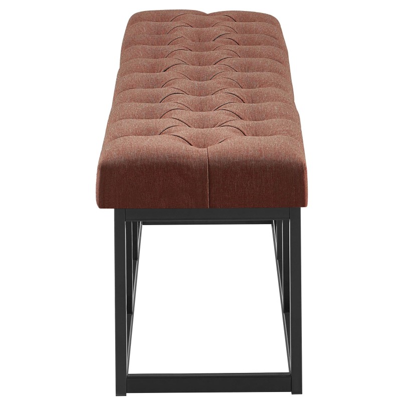 Tyylikäs Amun-penkki kangasverhoilulla, moderni ja mukava istuinratkaisu