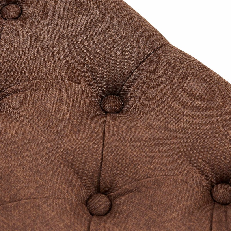 Tyylikäs Amun-penkki kangasverhoilulla, moderni ja mukava istuinratkaisu