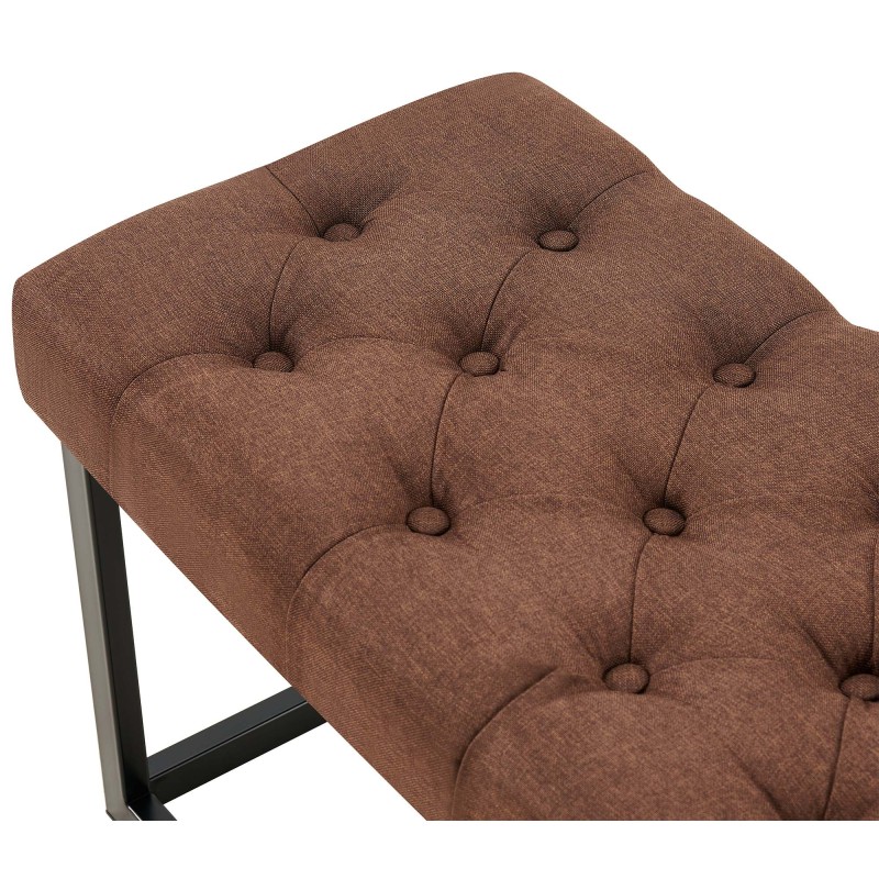 Tyylikäs Amun-penkki kangasverhoilulla, moderni ja mukava istuinratkaisu