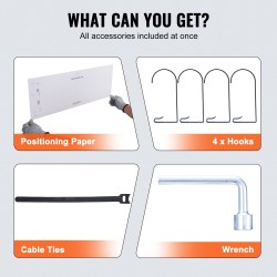 Teräksinen seinähylly 2 tasoa 122x61cm 114 kg kantavuus tasoa kohti