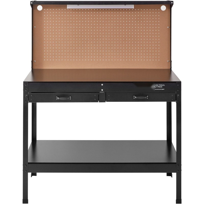 Työpöytä A3 teräsrunko 120x60 cm 12 mm työtaso 100 kg kantavuus