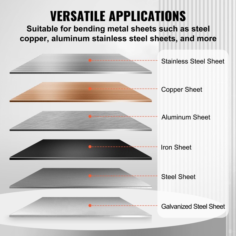 Levyntaivutin 910 mm taivutusleveys 0–135° matalahiiliteräkselle ja alumiinille