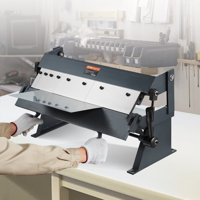 Segmentoitu levytaivutin hiiliteräs 610 mm taivutusleveys 20-luokan teräs ja 14-luokan alumiini