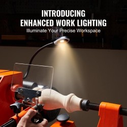 Puusorvi jalustalla 750 wattia 960 mm työpituus 350 mm halkaisija portaattinen nopeussäätö