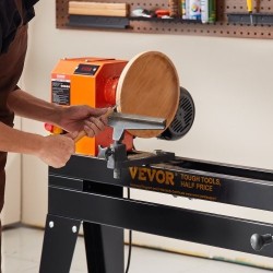 Puusorvi jalustalla 750 wattia 960 mm työpituus 350 mm halkaisija portaattinen nopeussäätö