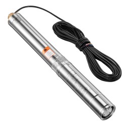 Upotettava syväkaivopumppu ruostumaton teräs 550W 230V 65 l/min 85 m