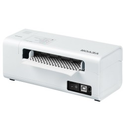 Lämpötarratulostin suora lämpötulostus 150 mm s tulostusnopeus 40 108 mm tarraleveys USB liitäntä automaattinen tarrantunnistus