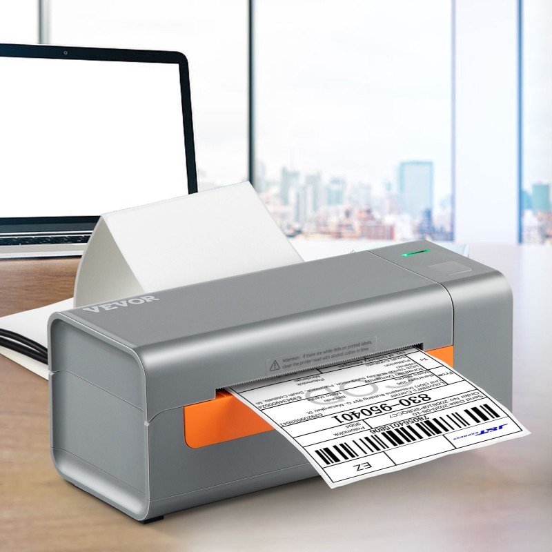 Lämpötarratulostin pöytämallinen 203 dpi 150 mm/s USB-yhteys automaattinen tarrantunnistus 40–108 mm
