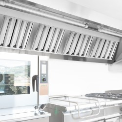 Liesituulettimen rasvasuodatin 430-ruostumaton teräs 493x493x45 mm 2 kpl ammattikeittiöille