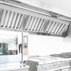 Liesikuvun rasvasuodattimet 430-ruostumatonta terästä 622x493x45 mm 2 kpl ammattikeittiöihin