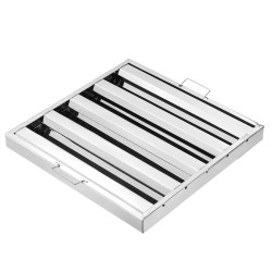 Liesikupusuodatin 430 ruostumaton teräs 493x493x45 mm 1 kpl 4 uralla