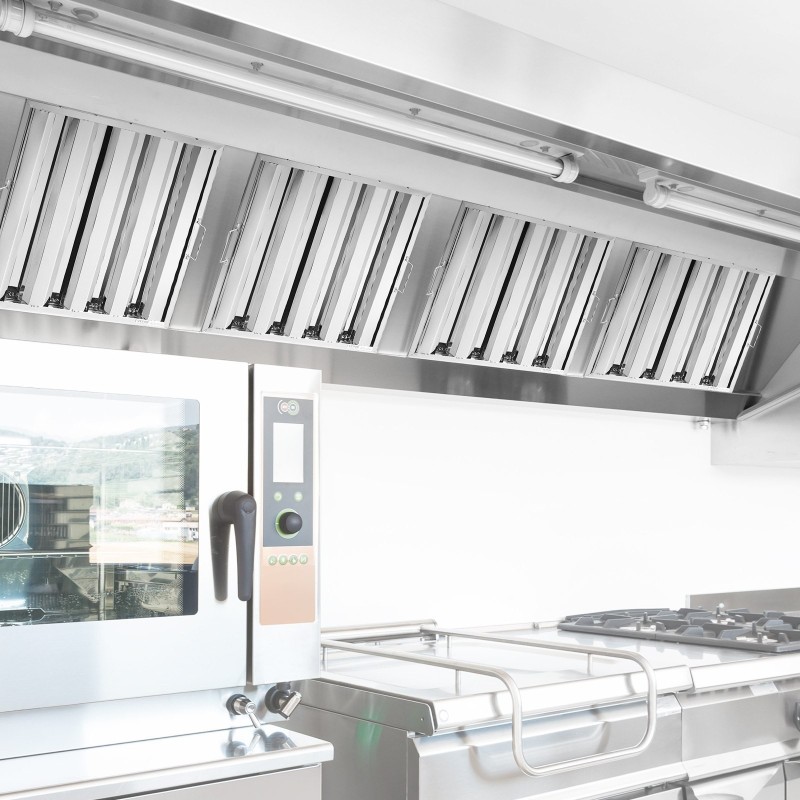 Liesikupusuodatin 430 ruostumaton teräs 493x493x45 mm 1 kpl 4 uralla