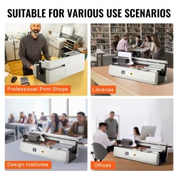 Lämpösidoskone ruostumattomasta teräksestä kuumaliima 400 arkkia 40 mm A3 A4 A5 asiakirjoille