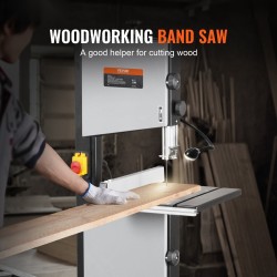 Pöytämallinen nauhasaha jalustalla 370W kaksinopeuksinen 160 mm leikkuukorkeus 245 mm leikkuuleveys