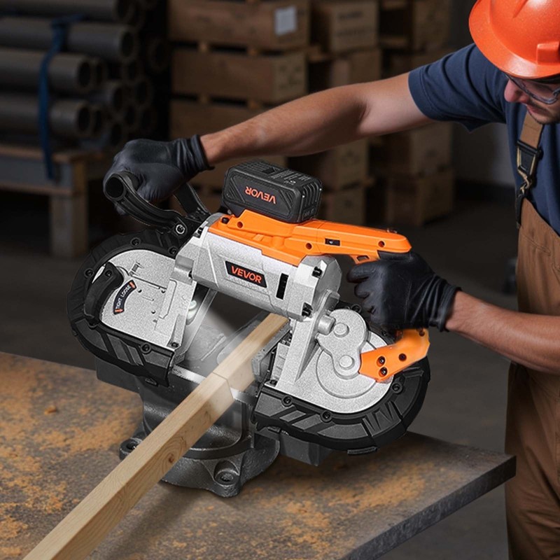 Nauhasaha johdoton harjaton 20V 4,0 Ah akulla 127 x 115 mm leikkaussyvyys